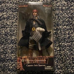 Pirates of the Caribbean dead man’s chest, Caption Jack Sparrow doll